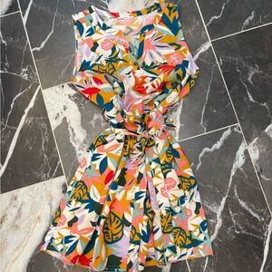 Staccato Colorful Floral Sleeveless Maxi Dress